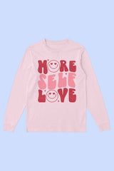MORE SELF LOVE VALENTINE LONG SLEEVE TEE